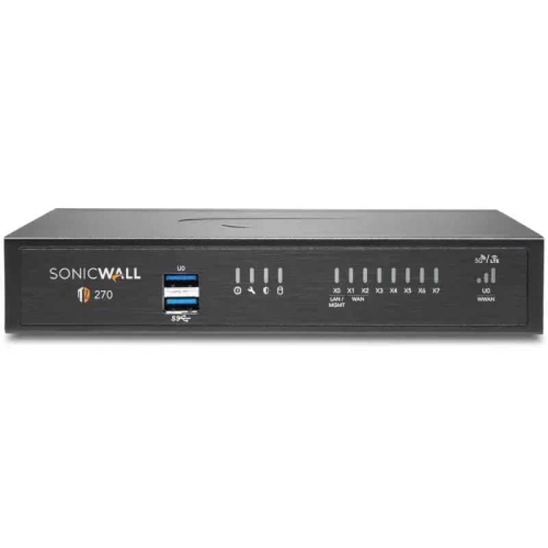 SonicWall TZ270 8 Port Essential Edition 1-Year License Firewall